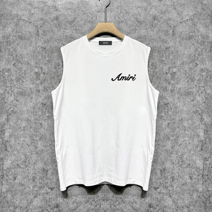 Amiri tank top new font printing