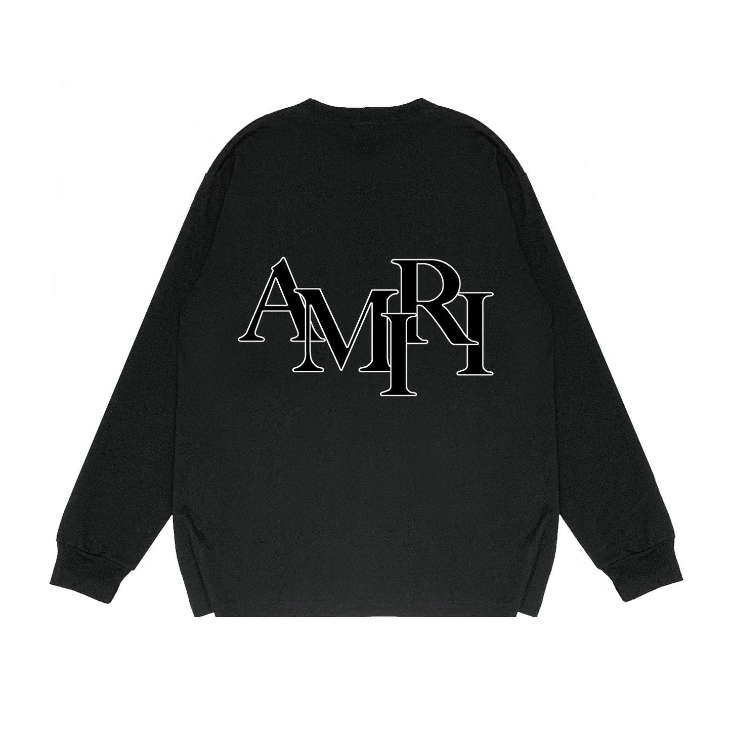 Amiri Long Sleeved Shirt Printed Trendy Pure Cotton