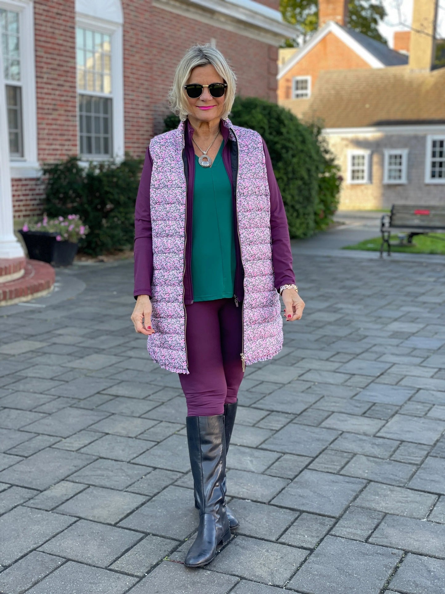 LULU-B SPANK WINE LEGGINGS