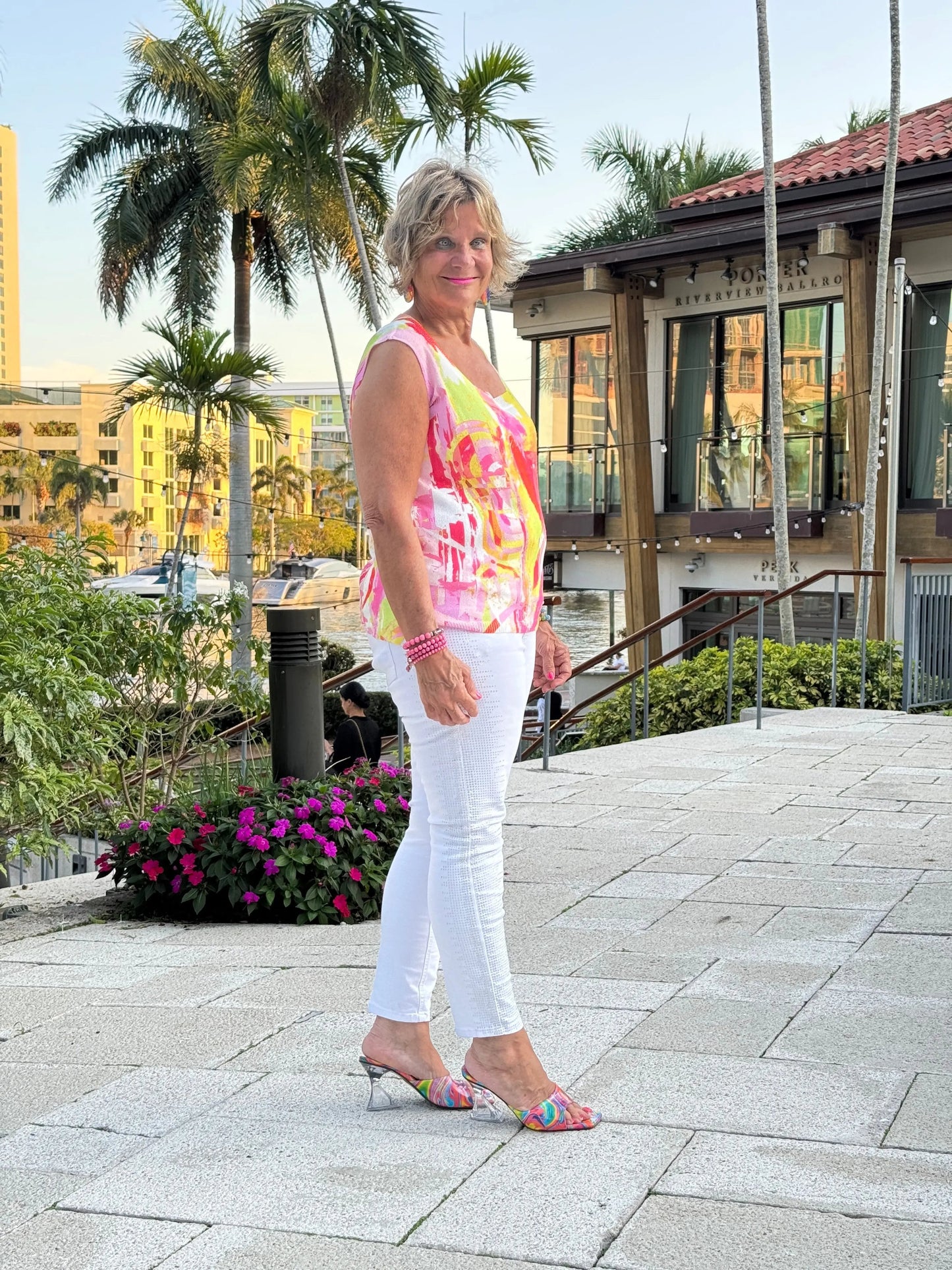 ETHYL PINK WATERCOLOR TANK