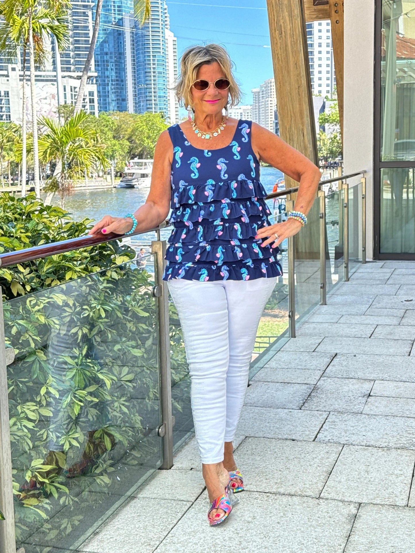 LULU B MIDNIGHT REEF CHA CHA TANK