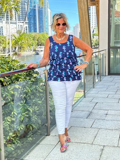 LULU B MIDNIGHT REEF CHA CHA TANK