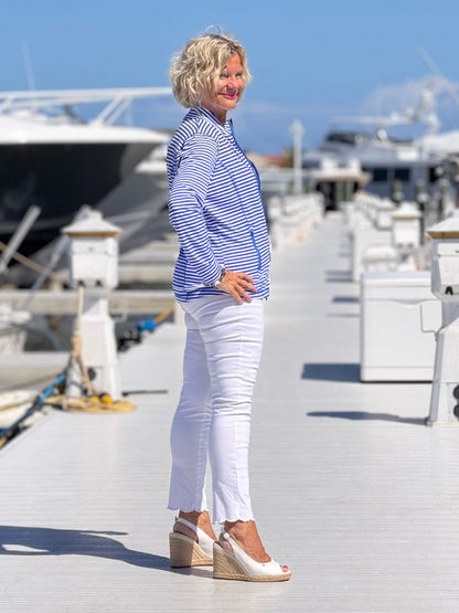 HARBOR BLUE STRIPED JACKET