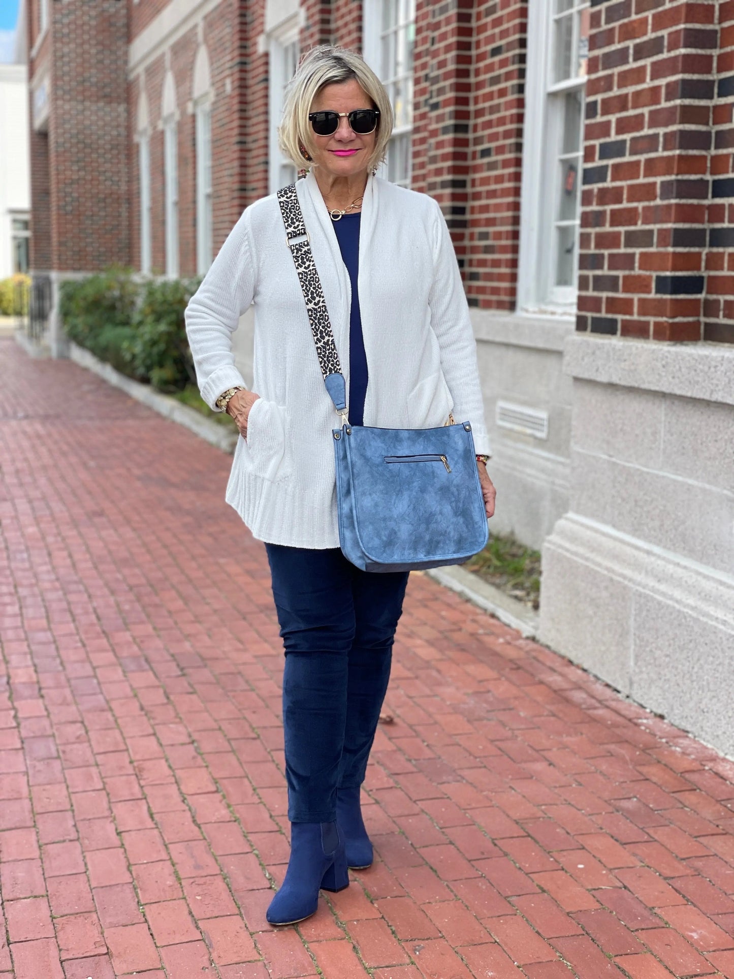LULU-B CHENILLE CREAM CARDIGAN