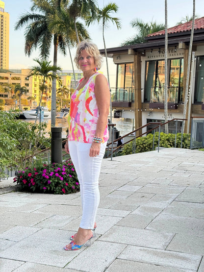 ETHYL PINK WATERCOLOR TANK