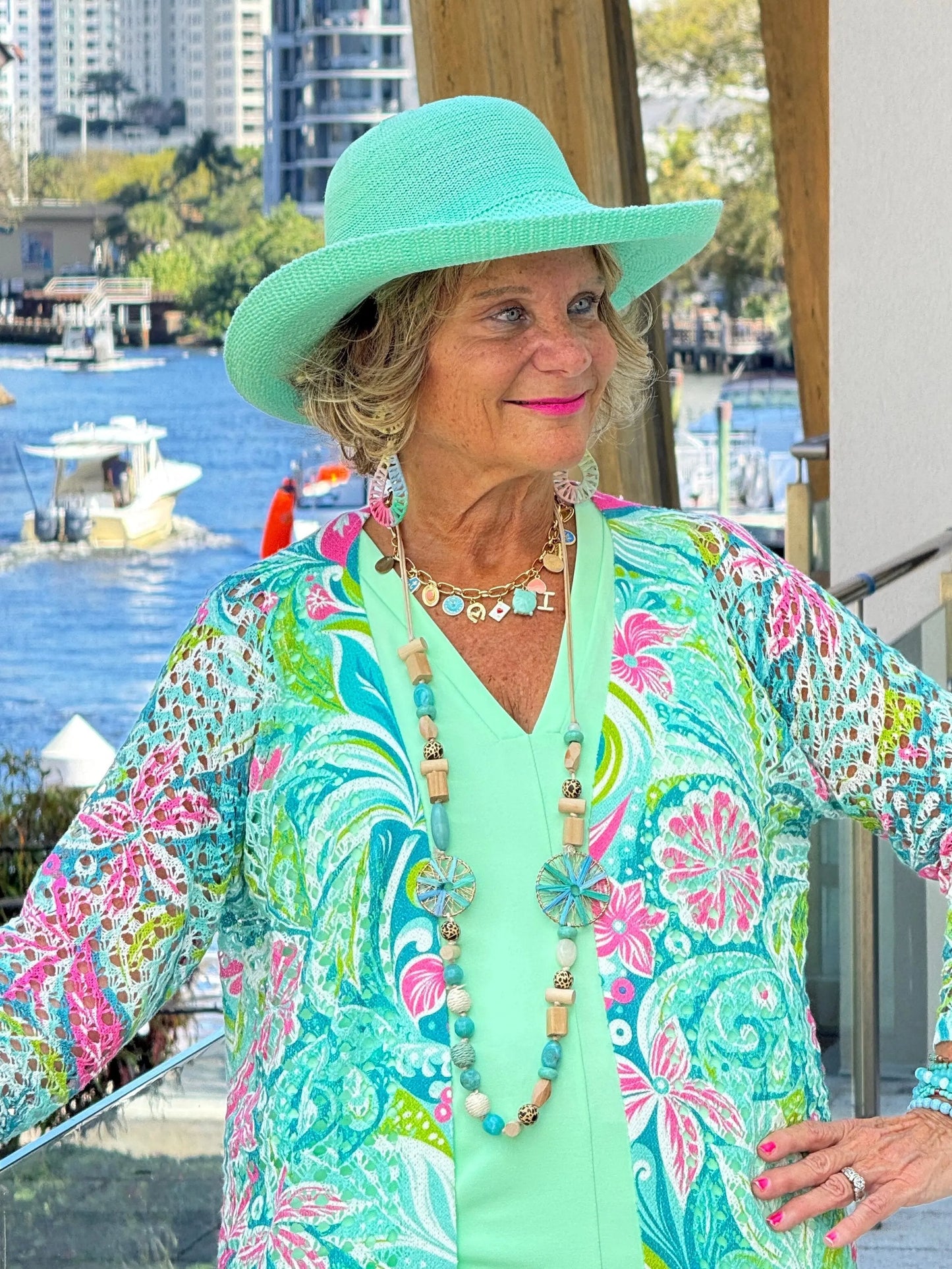 Ethyl Open Knit Cardigan - Ocala