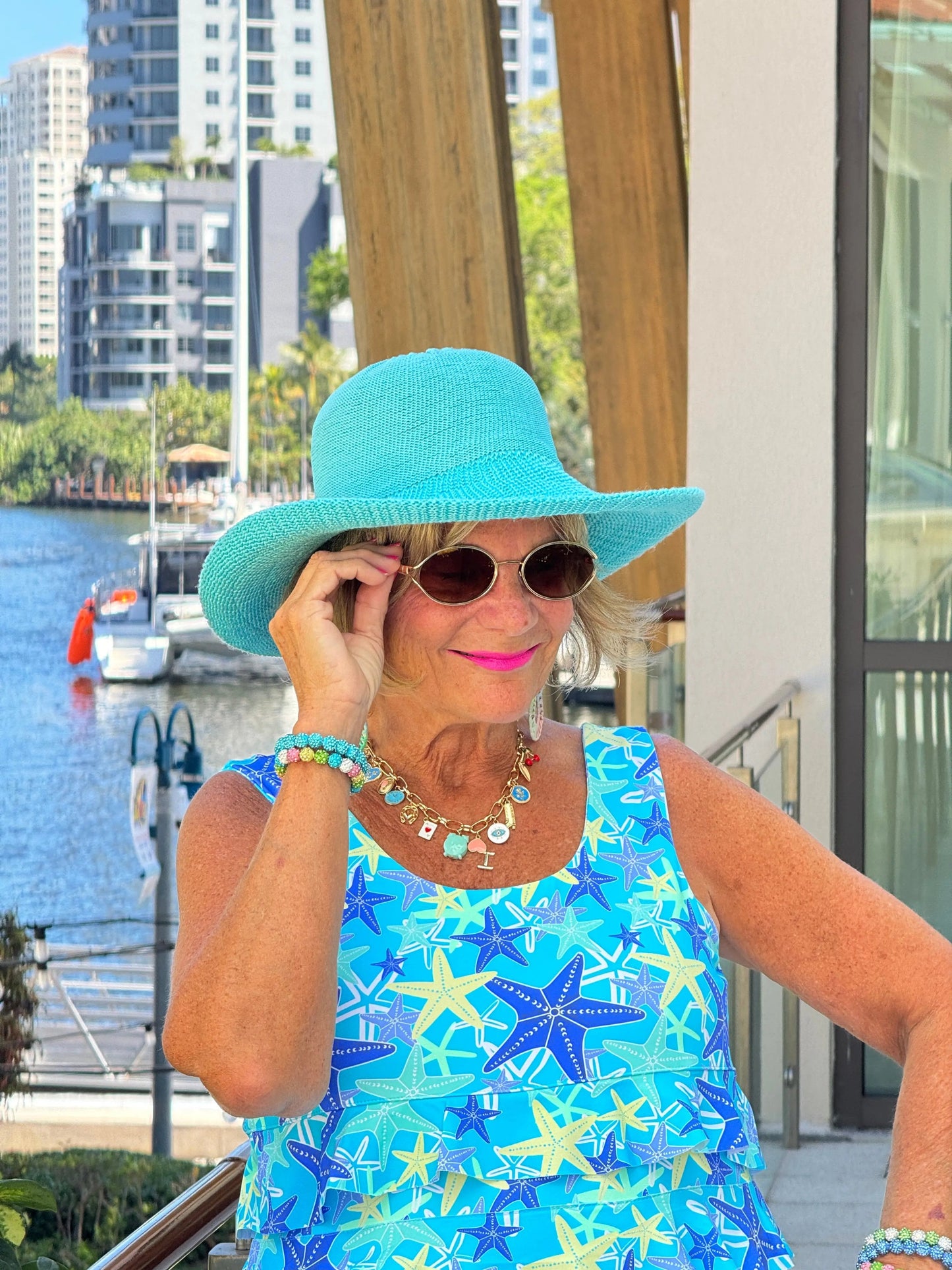 LULU B STARFISH SPLASH CHA CHA TANK