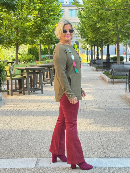 Ethyl Soft Pocket Sweater - Foster