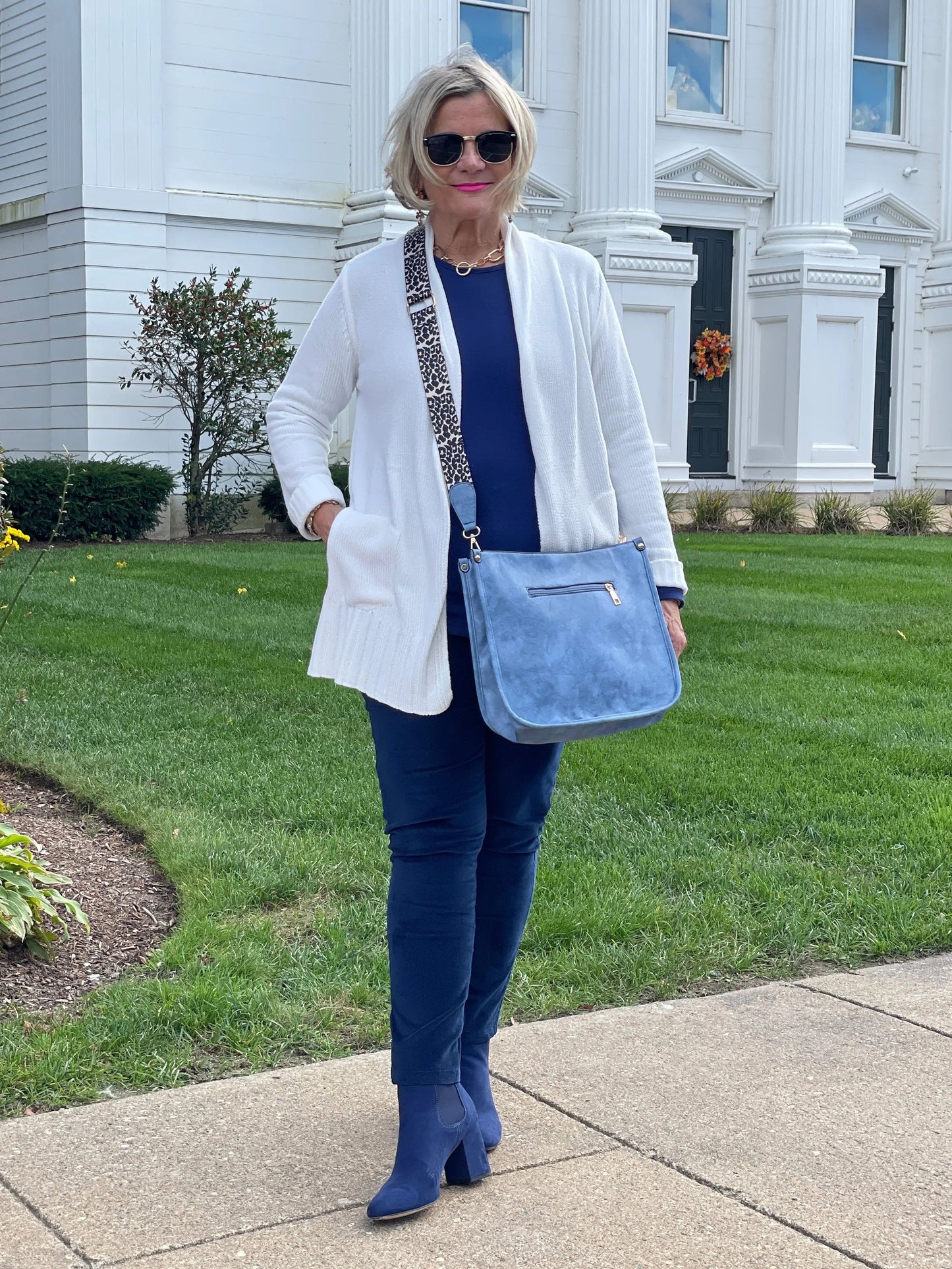 LULU-B CHENILLE CREAM CARDIGAN