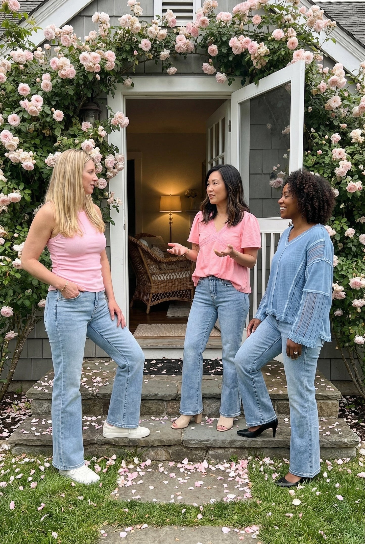 The Tilly High-Rise Tummy Control Relaxed Flare Denim - Three Inseams
