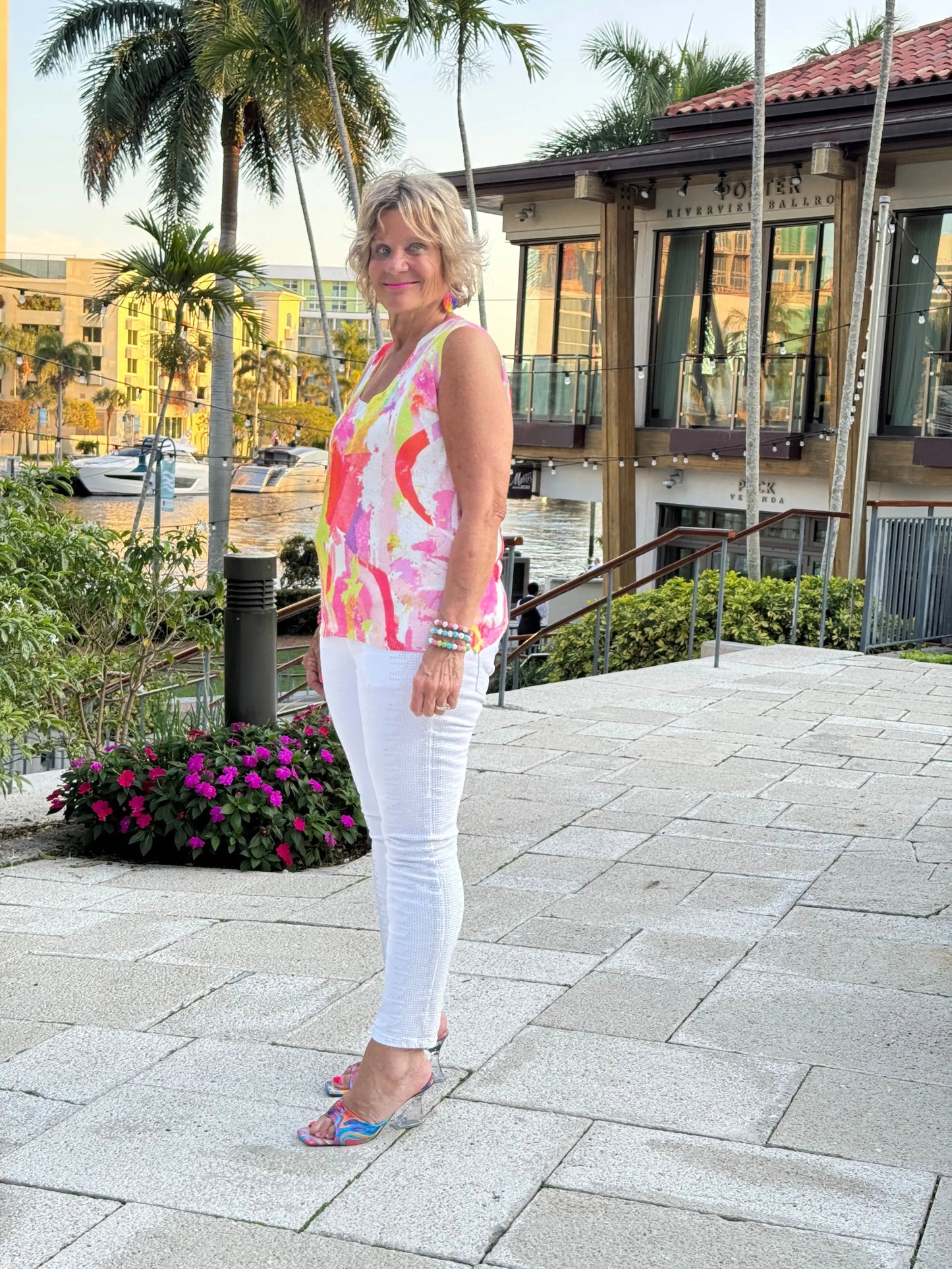 ETHYL PINK WATERCOLOR TANK