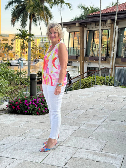 ETHYL PINK WATERCOLOR TANK