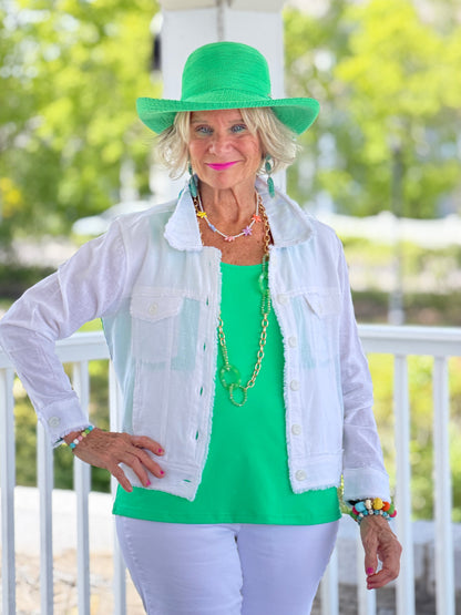 Lulu B Coastal Green Hat