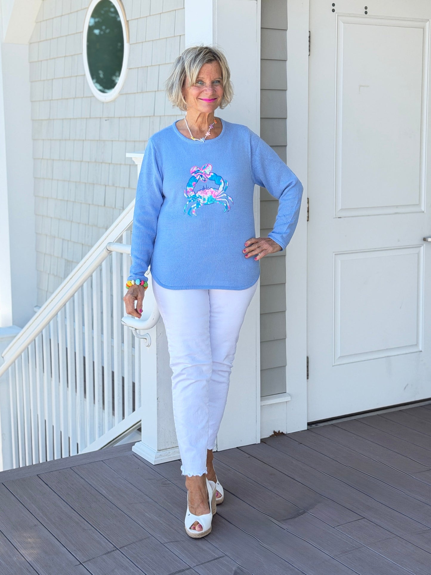 BEACH CLUB PERRI CRAB SWEATER