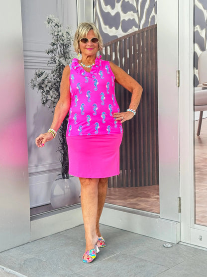 HOT PINK SKORT