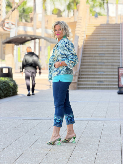 Ethyl Casual Charm Jacket - Pistac