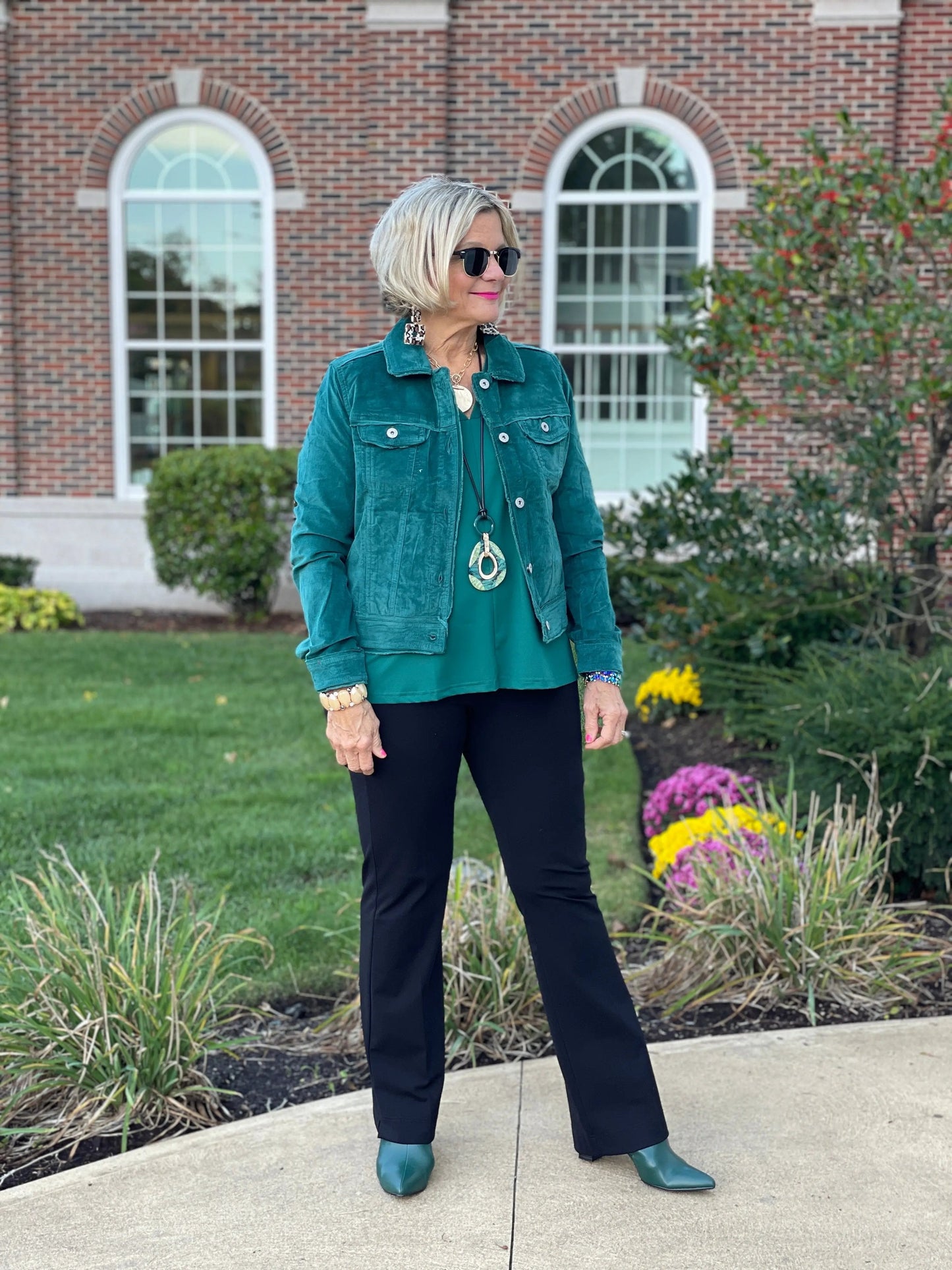 LULU-B EMERALD  VELOUR JACKET