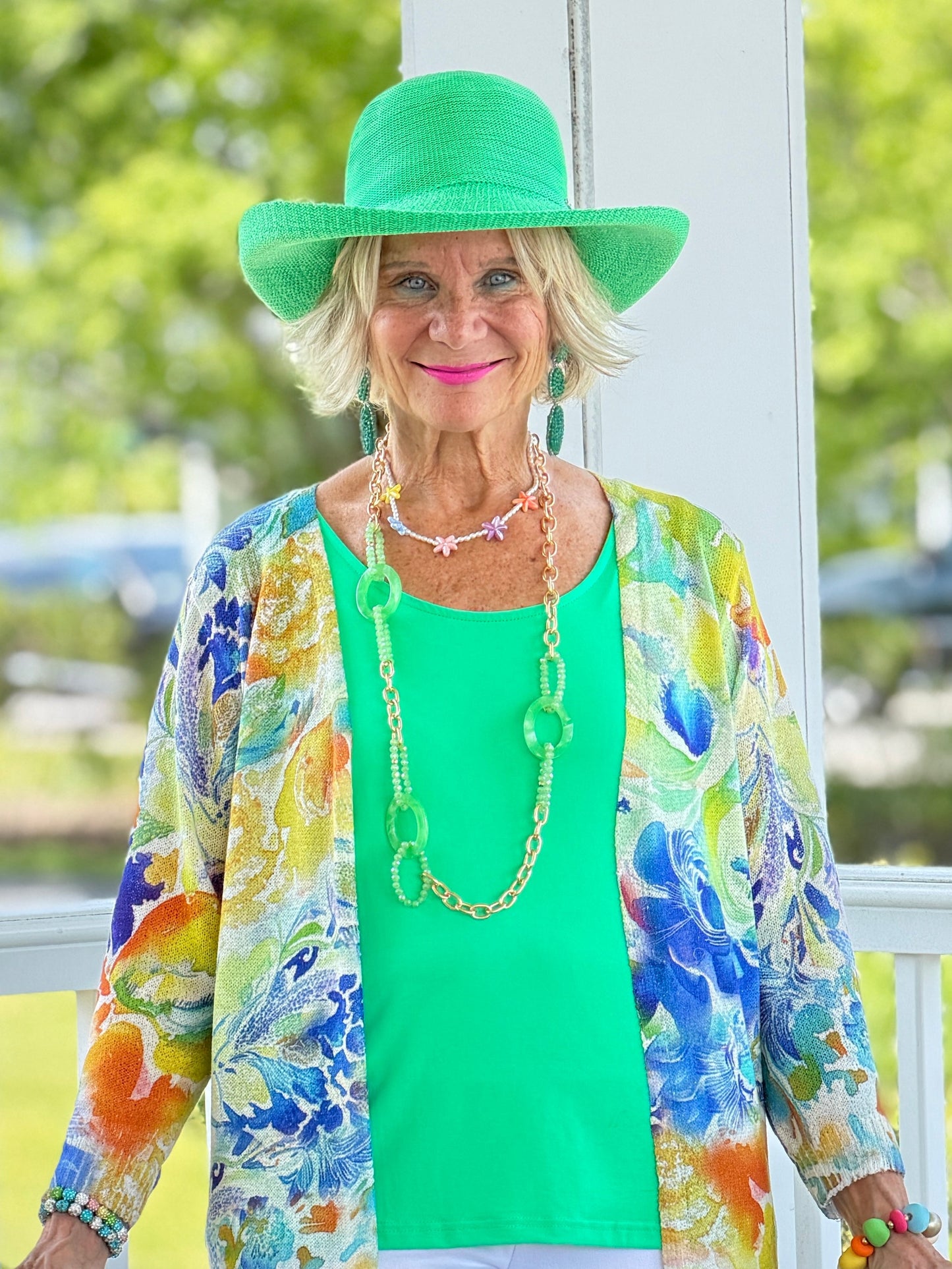 Lulu B Coastal Green Hat