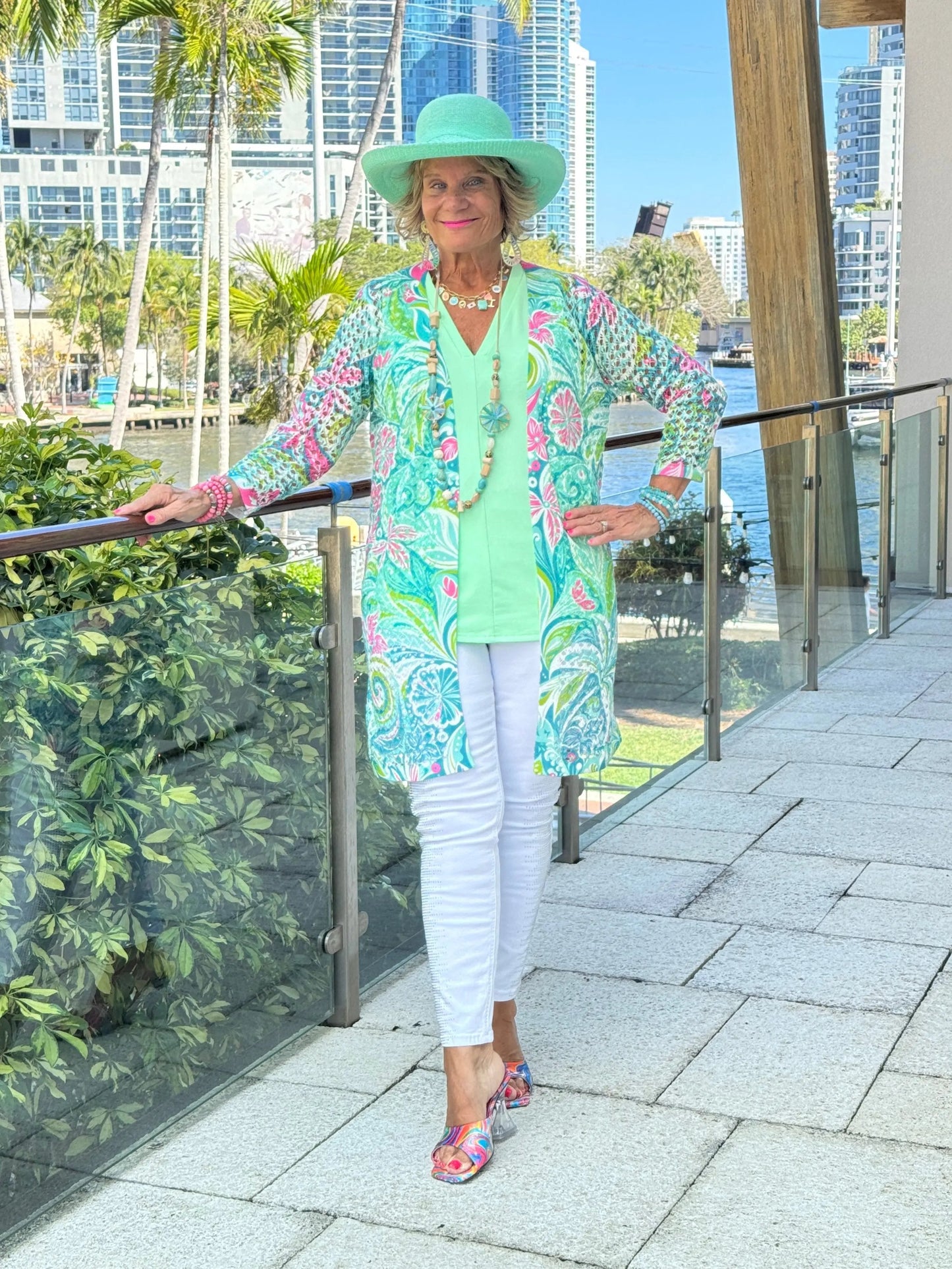 Ethyl Open Knit Cardigan - Ocala
