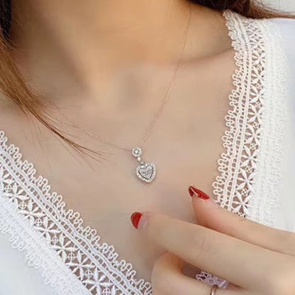 Diamond Dreams heart necklace