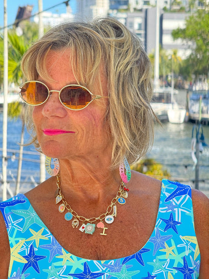LULU B STARFISH SPLASH CHA CHA DRESS