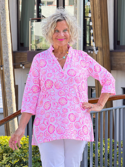 LULU B STARFISH HARBOR TUNIC