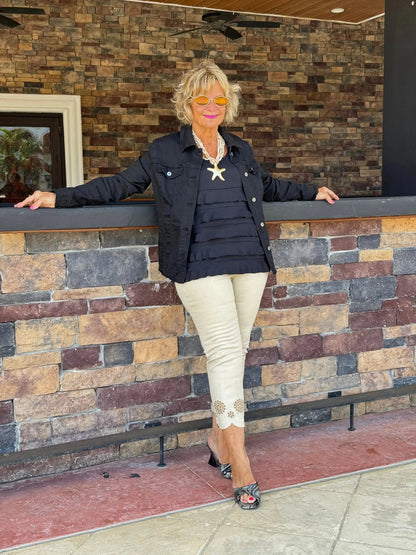 Ethyl Eyelet Elegance Jacket - Eastlake