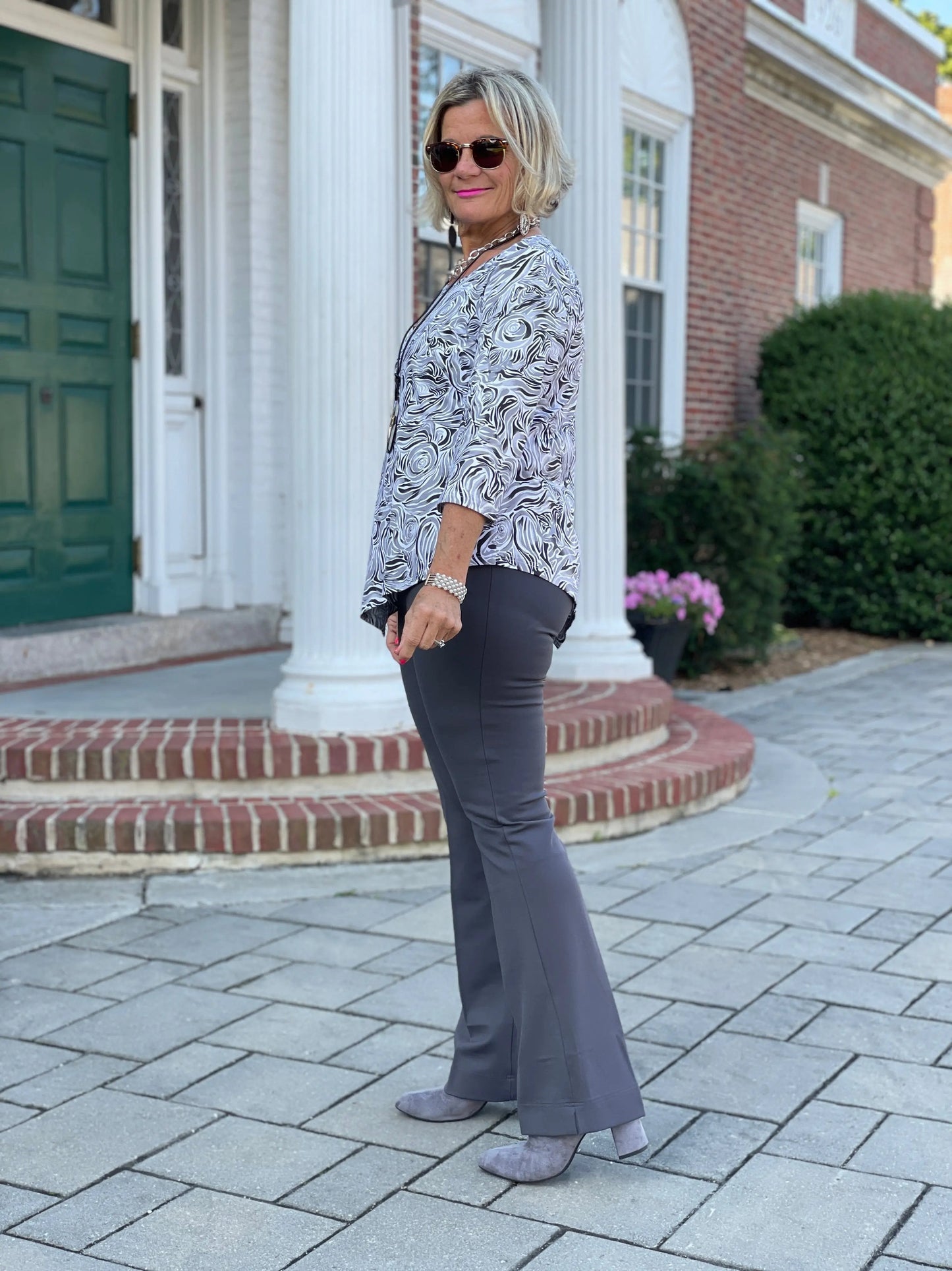 ELEGANT EXPRESSIONS ASYMMETRIC TOP