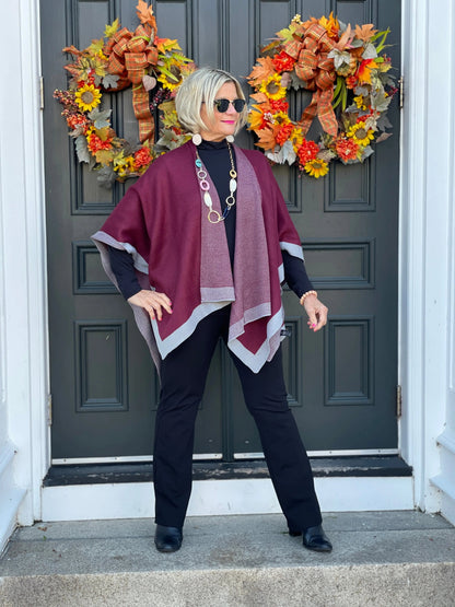 AUTUMN DAY TWO WAY WRAP