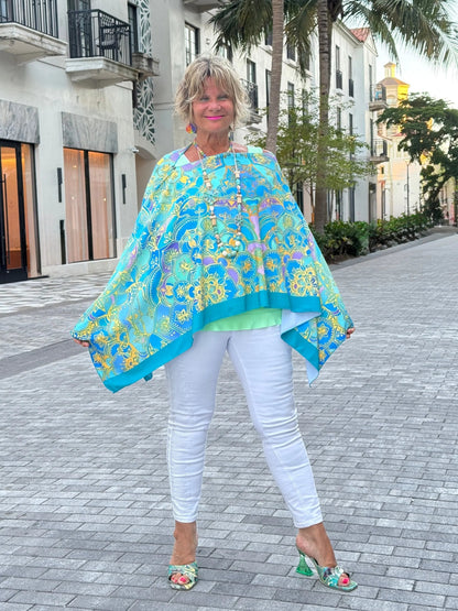 AQUA MARINE SEVEN WAY SCARF