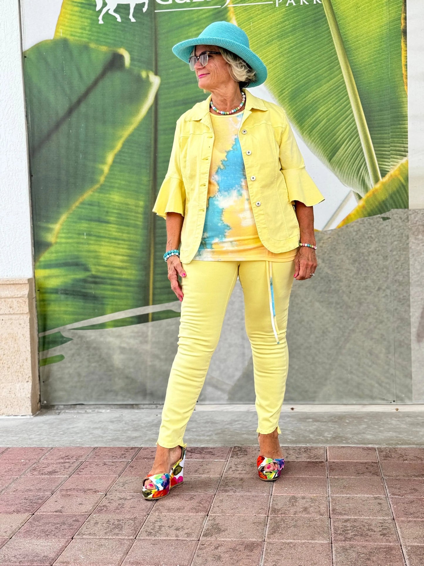 Ethyl The End Yellow Game Pant - Gloss