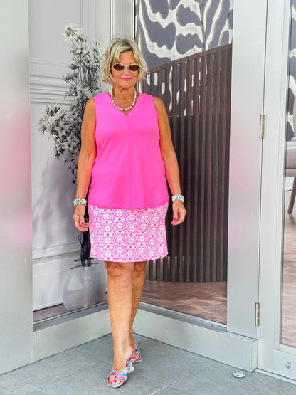 LULU B TROPIC PETALS SKORT