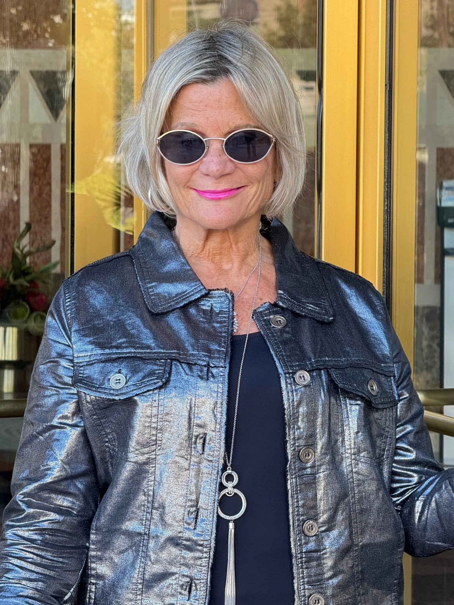 Black Metallic Jacket
