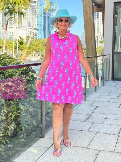 LULU B SEAHORSE BAY RUFFLE DRESS