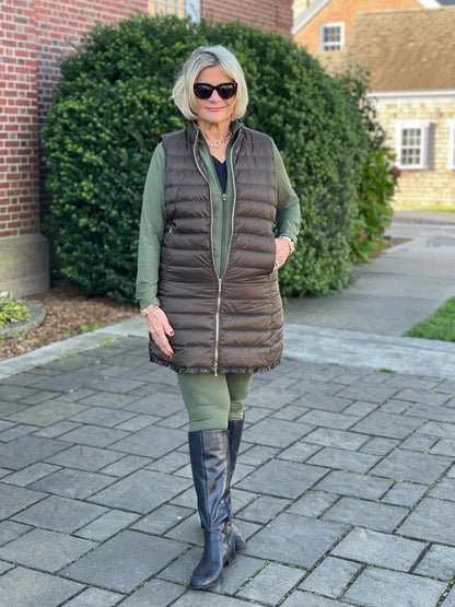 LULU-B OLIVE SPANK LEGGINGS
