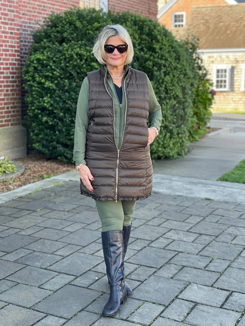 LULU-B OLIVE SPANK LEGGINGS
