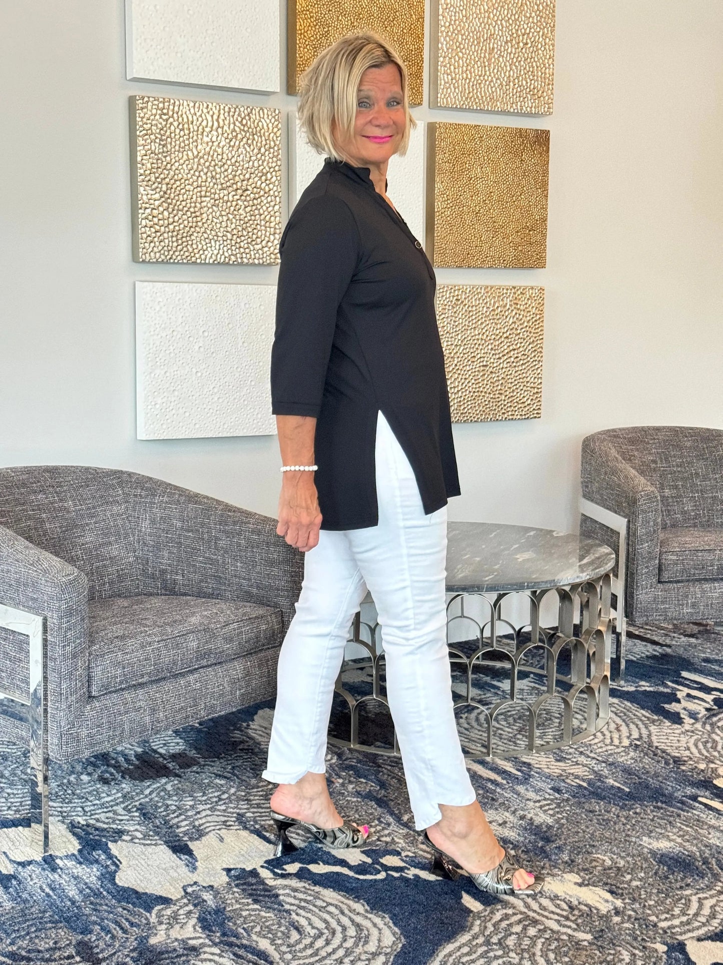 LULU-B BLACK TUNIC