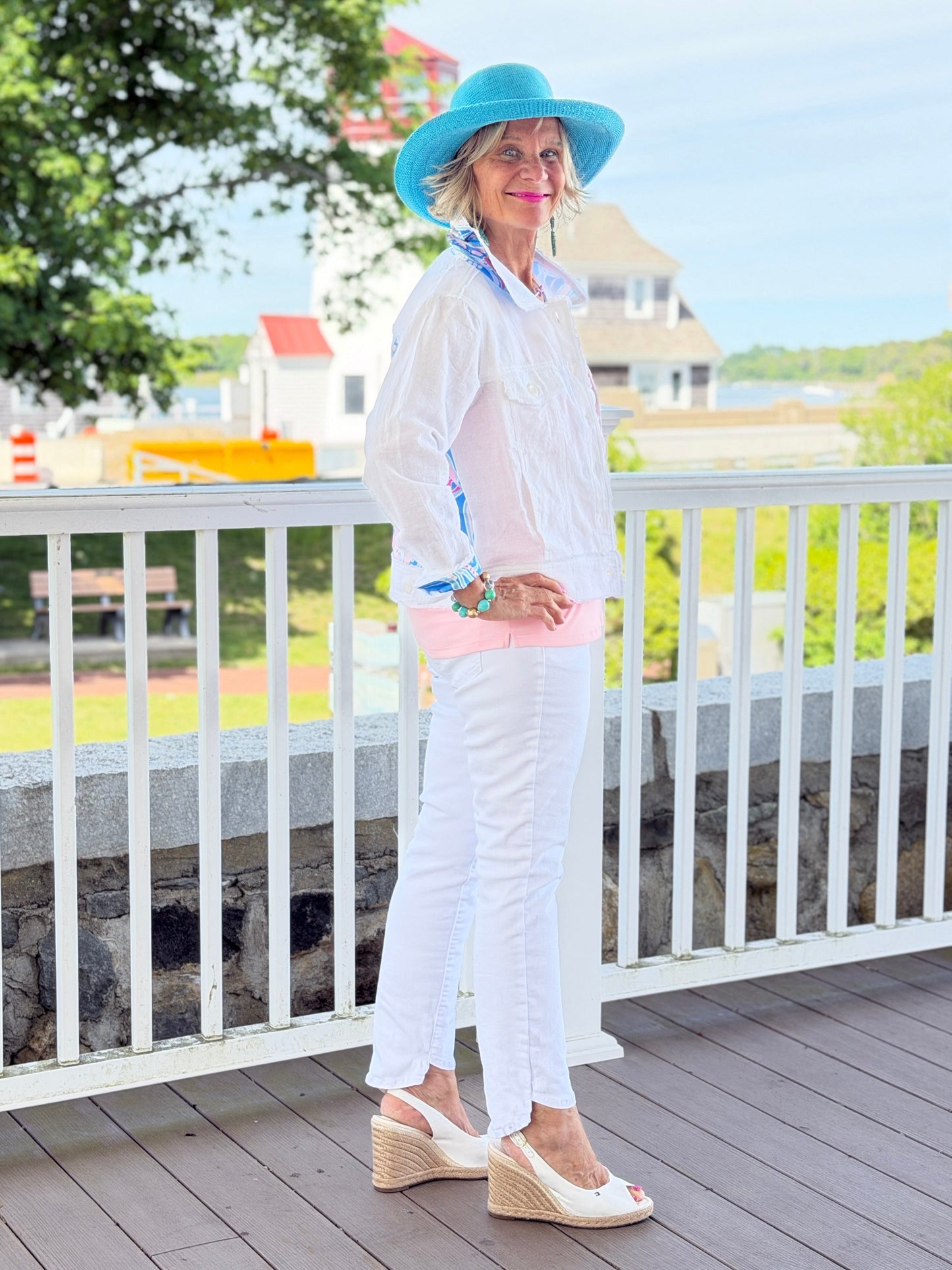 COTTON CANDY COAST LINEN JACKET