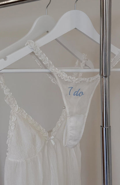 Hearts United Lingerie Set Off White