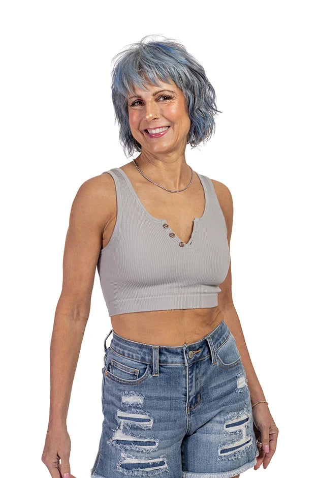 Women's Button Detail Bralette