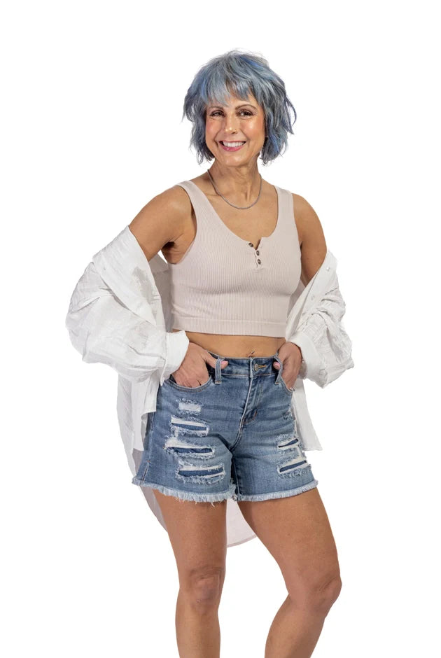 Women's Button Detail Bralette