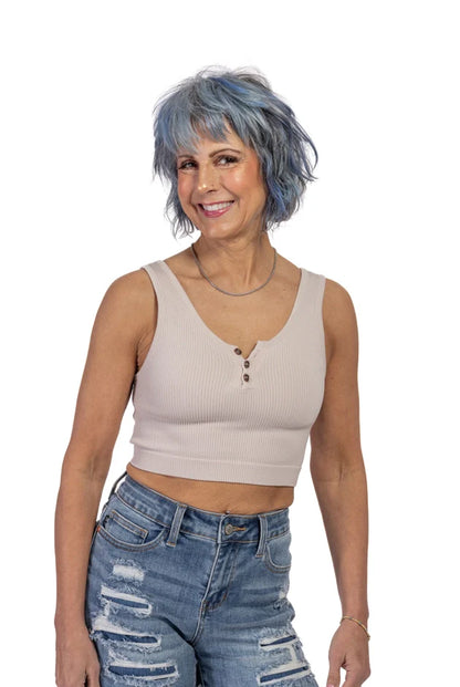 Women's Button Detail Bralette