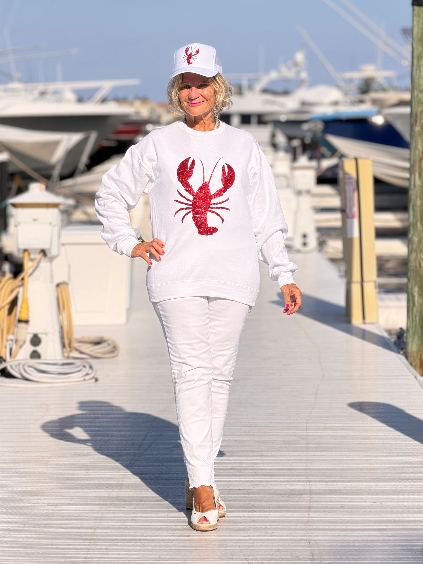 LOBSTER GLITTER HAT