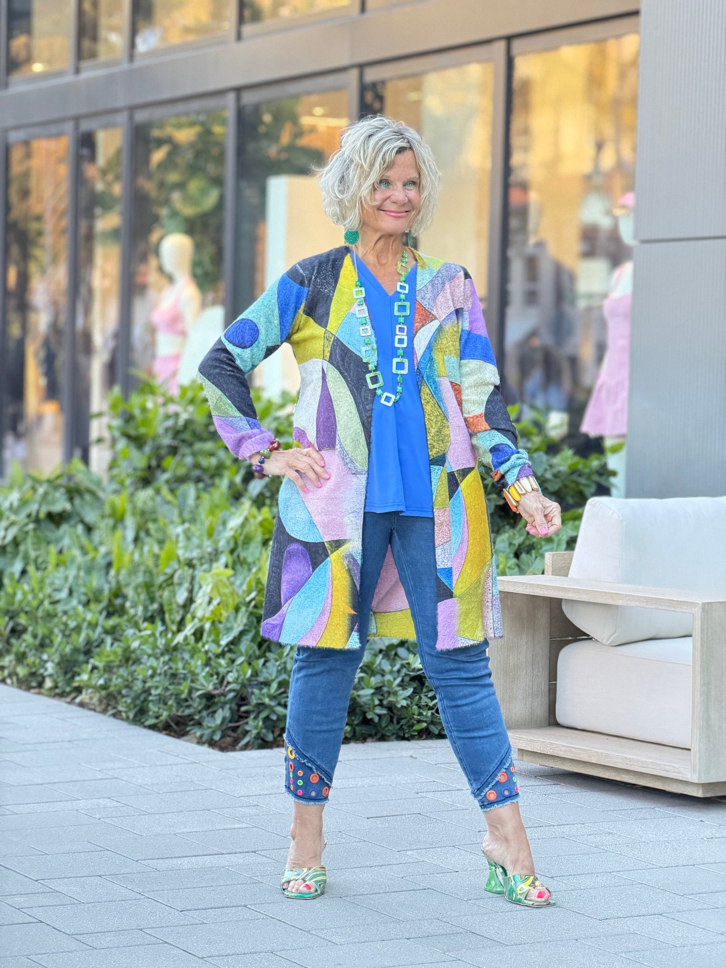 Ethyl Draped Open Front Cardi - Anticipate