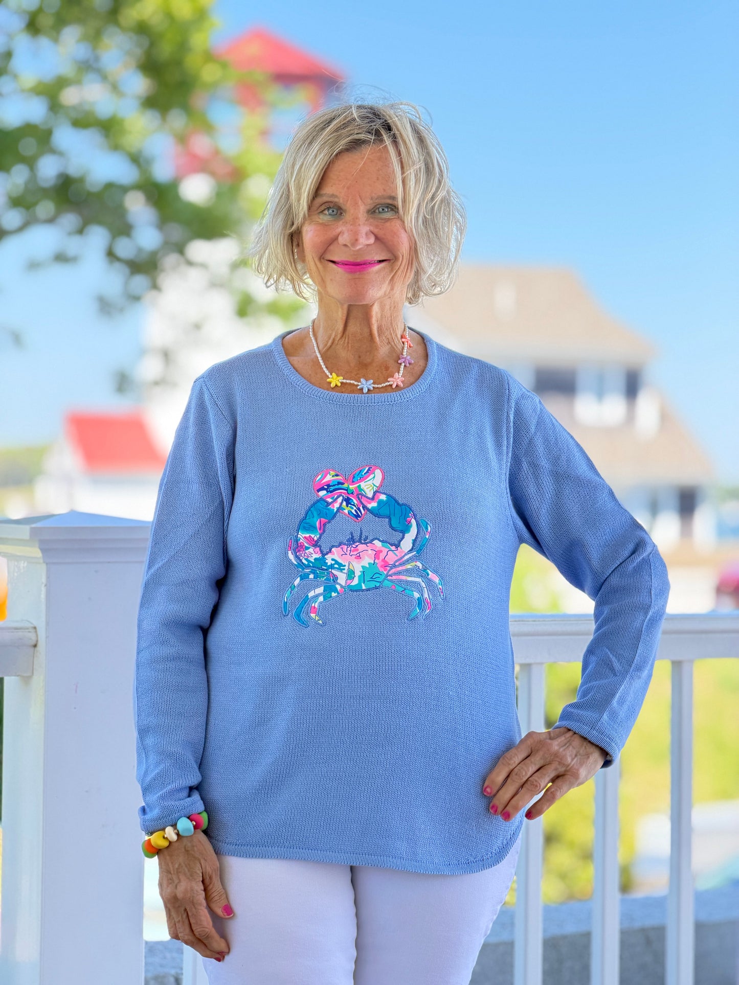 BEACH CLUB PERRI CRAB SWEATER