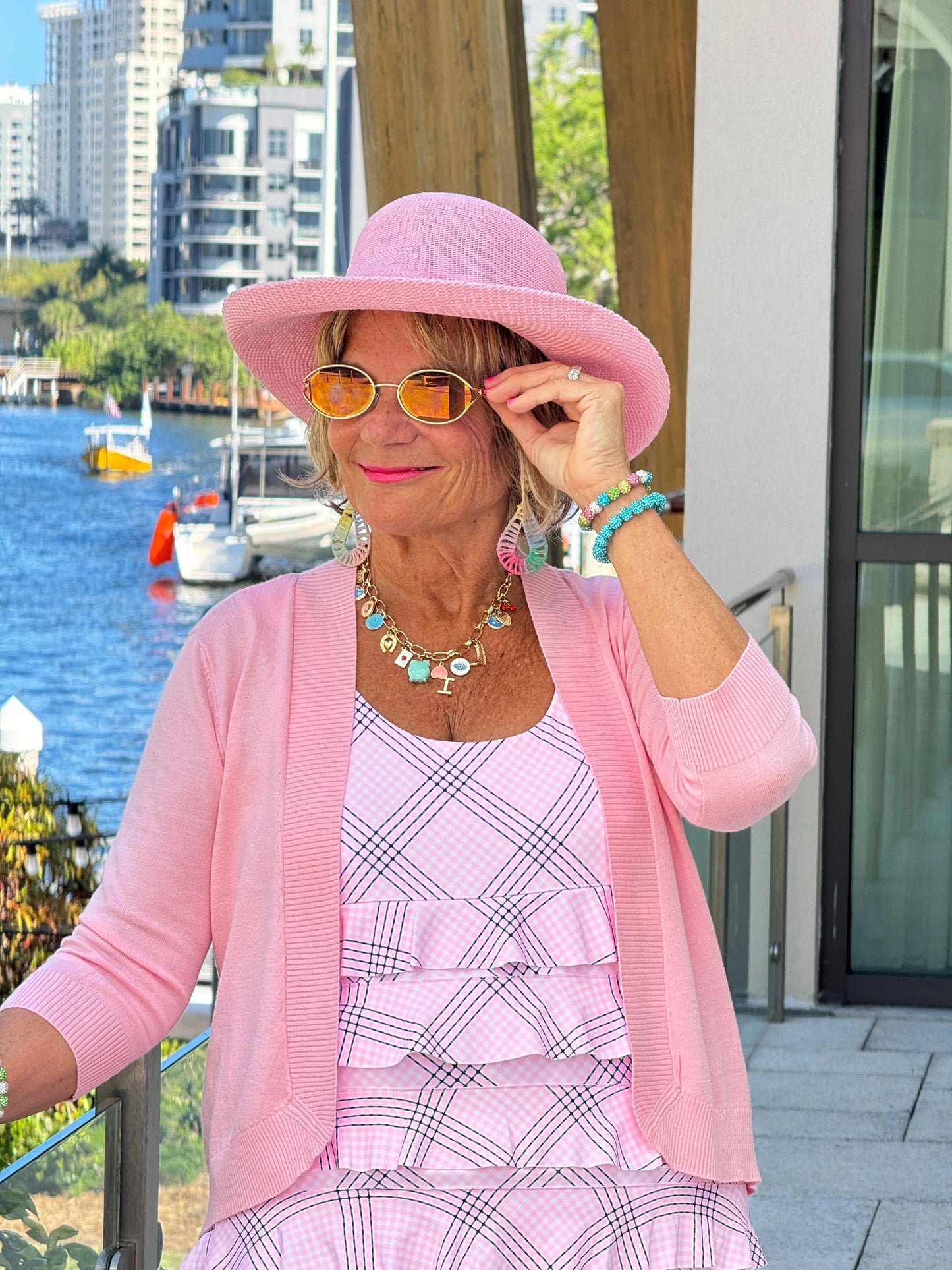 LULU B PINK CHIC CHA CHA DRESS
