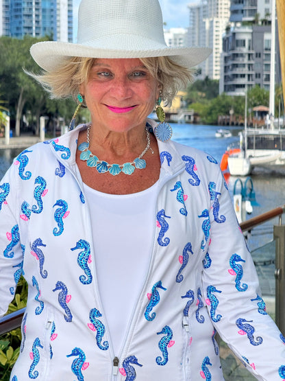 LULU B SHORELINE CHARM FULL ZIPPER JACKET