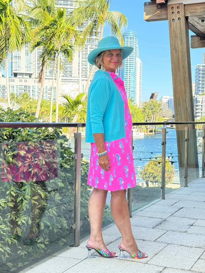 LULU B SEAHORSE BAY RUFFLE DRESS