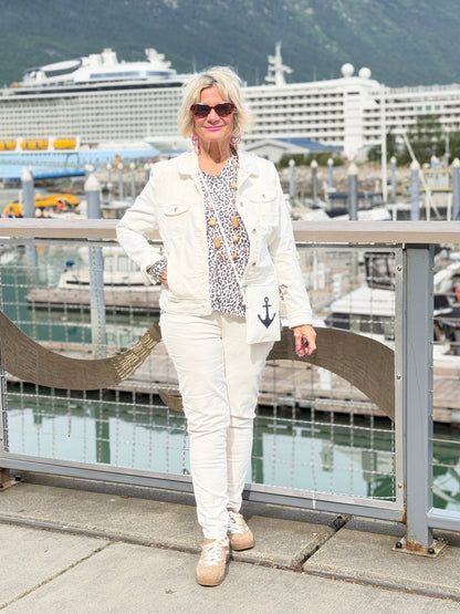 LULU-B IVORY FAUX FUR JACKET