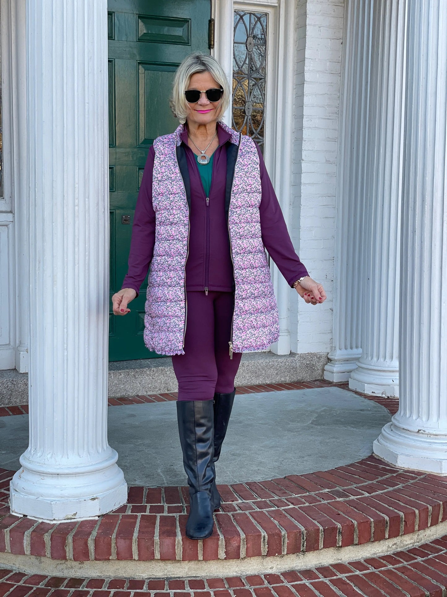 LULU-B SPANK WINE LEGGINGS